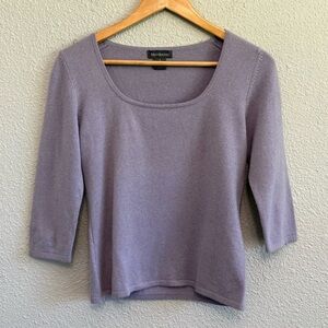 Mendocino Cashmere Top Size Small 3/4 Sleeves EUC